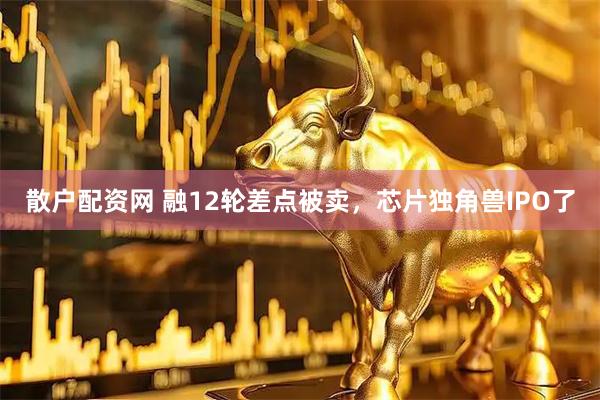 散户配资网 融12轮差点被卖，芯片独角兽IPO了